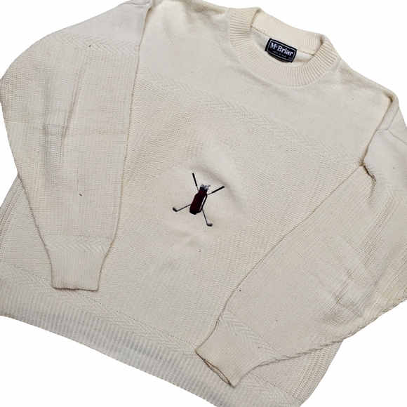 Vintage 80's McBriar Golf Sweater Men's Size XL - Picture 1 of 7